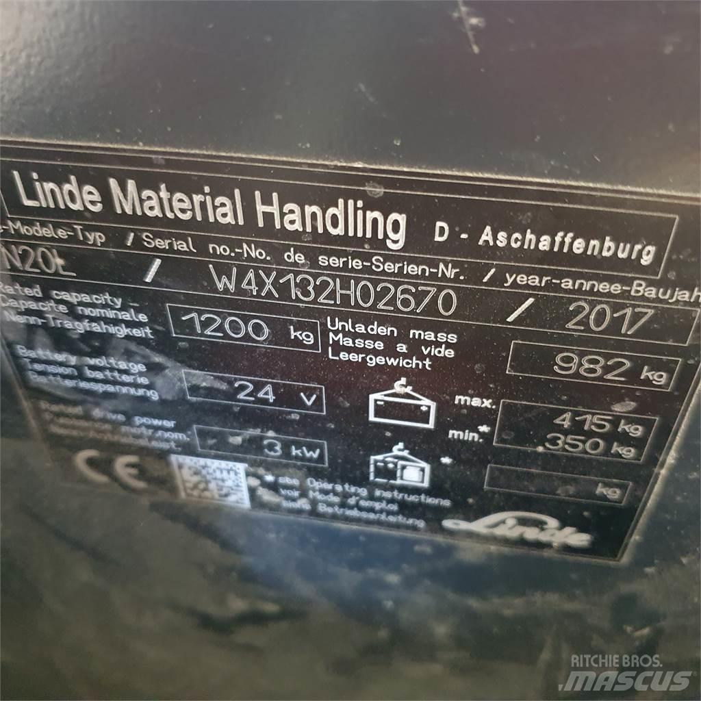 Linde N20L kurz معدات الرفع متوسط المستوى