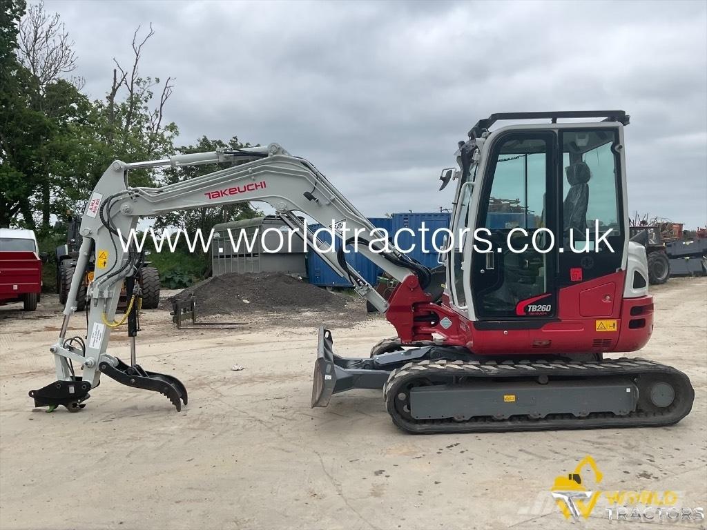 Takeuchi TB 260 حفارات صغيرة أقل من 7 طن (حفارات صغيرة)