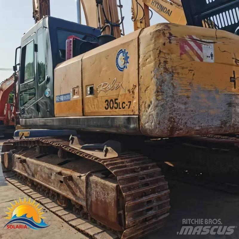 Hyundai 305lc-7 حفارات زحافة