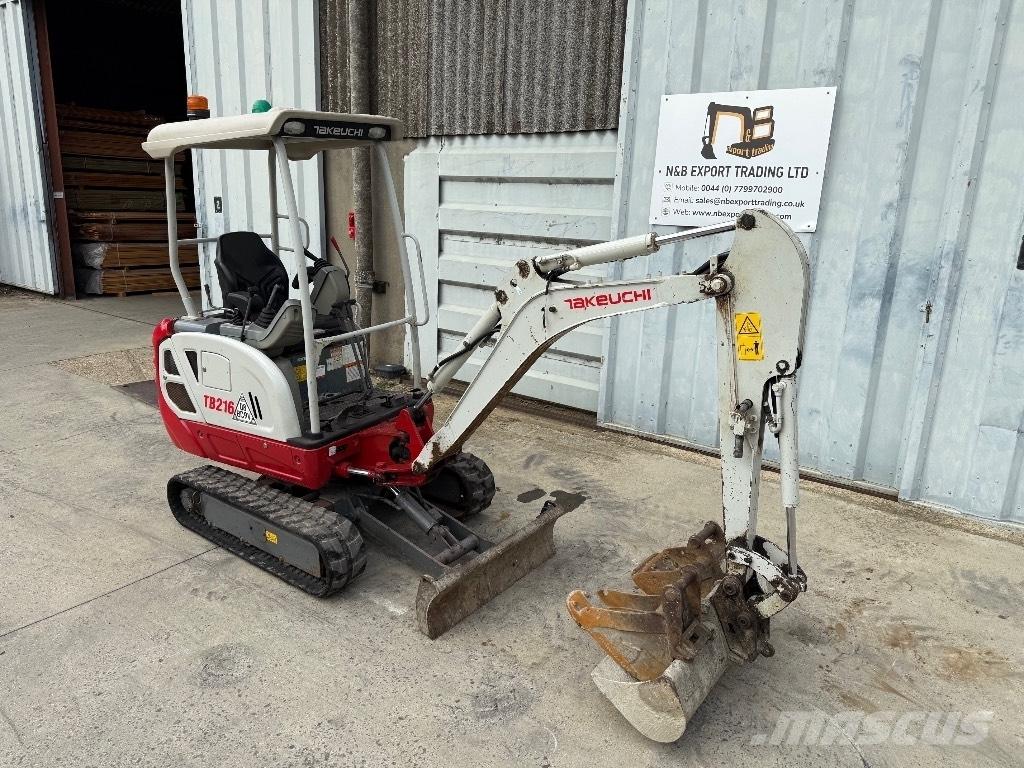 Takeuchi TB 216 حفارات صغيرة أقل من 7 طن (حفارات صغيرة)