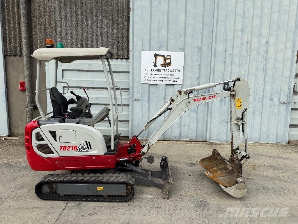 Takeuchi TB 216 حفارات صغيرة أقل من 7 طن (حفارات صغيرة)