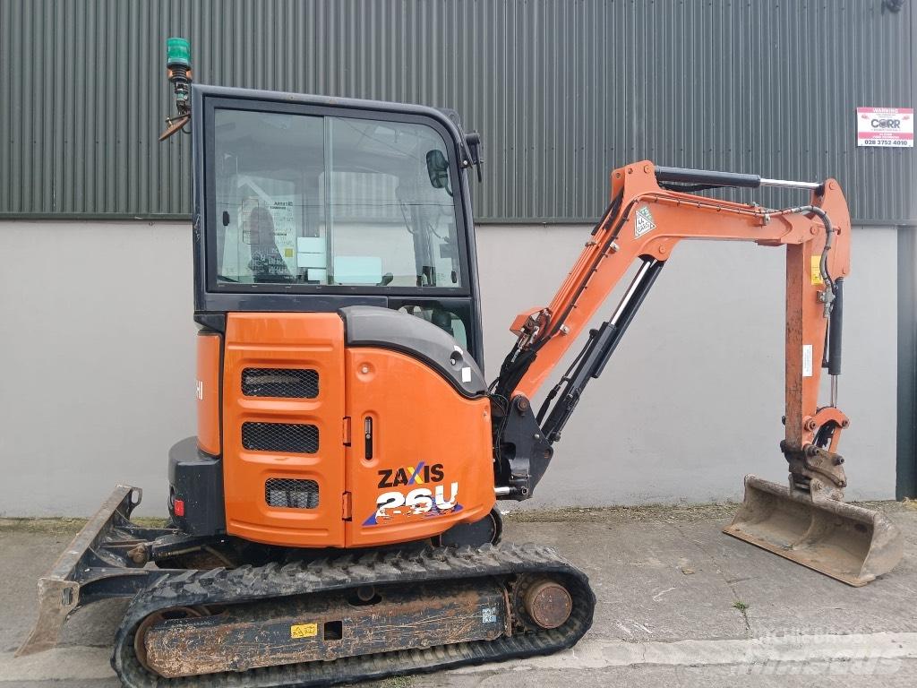 Hitachi ZX 26 U-6 حفارات صغيرة أقل من 7 طن (حفارات صغيرة)