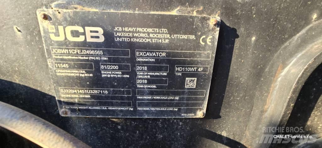 JCB 110 W Hydradig حفارات بعجل