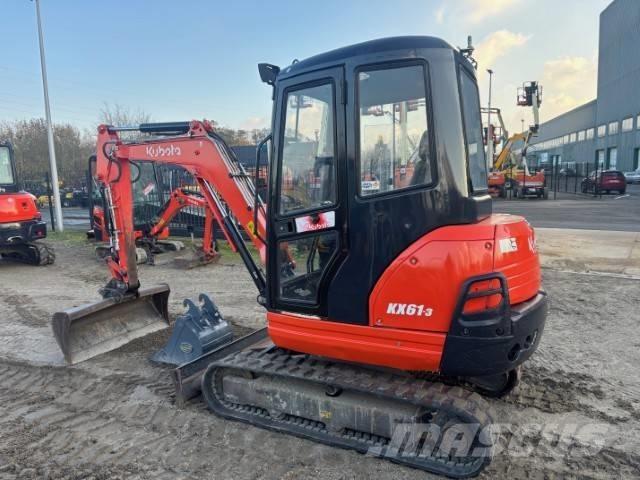 Kubota KX 61-3 حفارات صغيرة أقل من 7 طن (حفارات صغيرة)