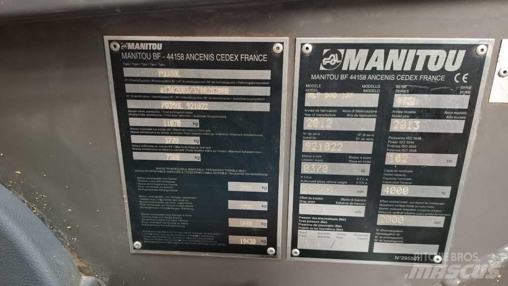 Manitou MLT 840-137 مناولات متداخلة