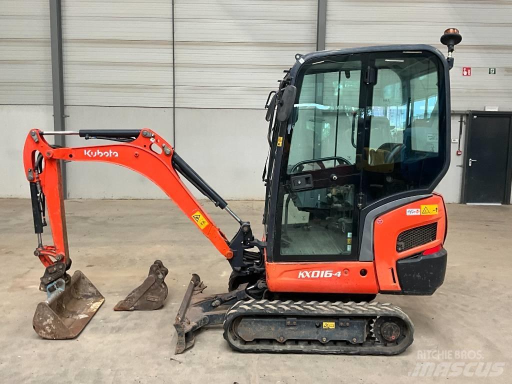 Kubota KX 016-4 حفارات صغيرة أقل من 7 طن (حفارات صغيرة)