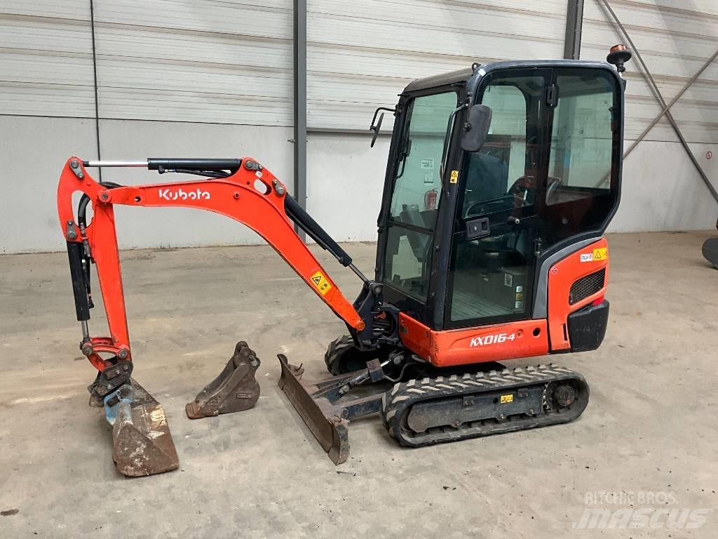 Kubota KX 016-4 حفارات صغيرة أقل من 7 طن (حفارات صغيرة)