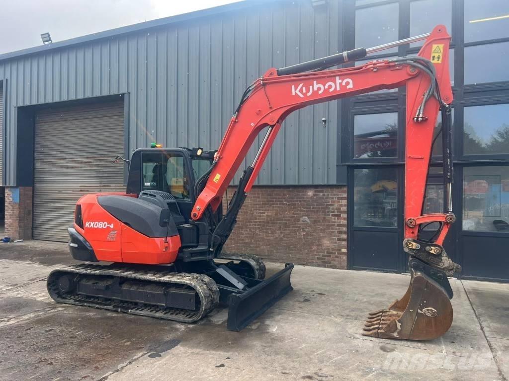 Kubota KX 080-4 حفارات صغيرة أقل من 7 طن (حفارات صغيرة)