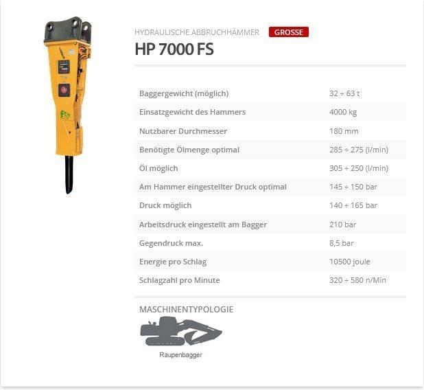 Indeco HP 7000 FS مطارق / كسارات