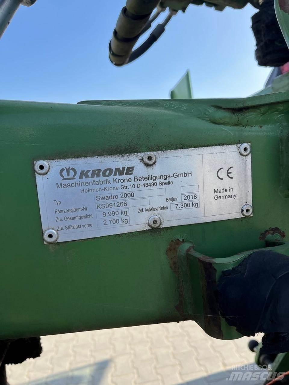Krone Swadro 2000 محشات