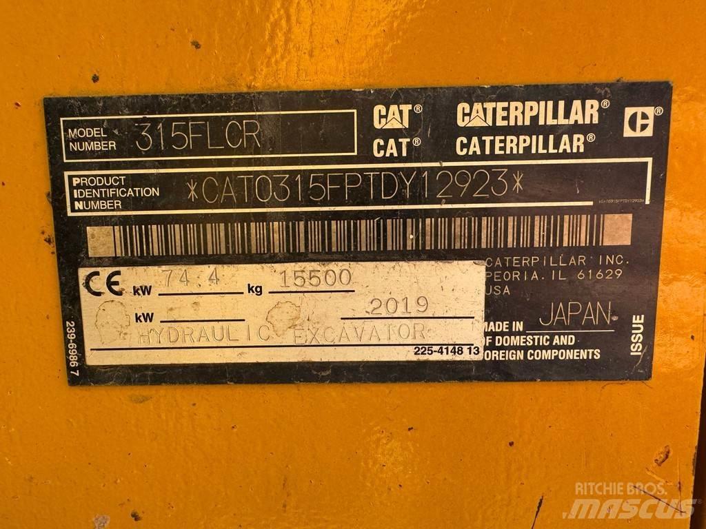 CAT 315F LCR حفارات زحافة