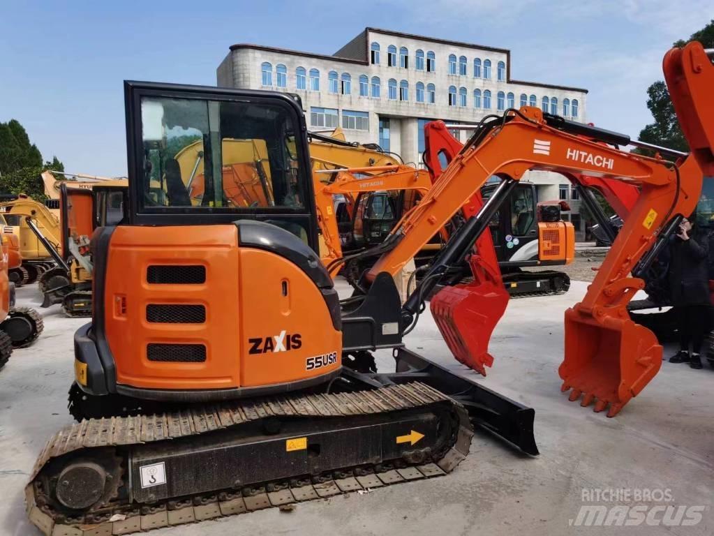 Hitachi zx55 حفارات صغيرة أقل من 7 طن (حفارات صغيرة)