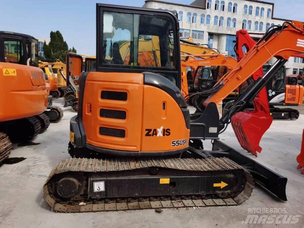 Hitachi zx55 حفارات صغيرة أقل من 7 طن (حفارات صغيرة)