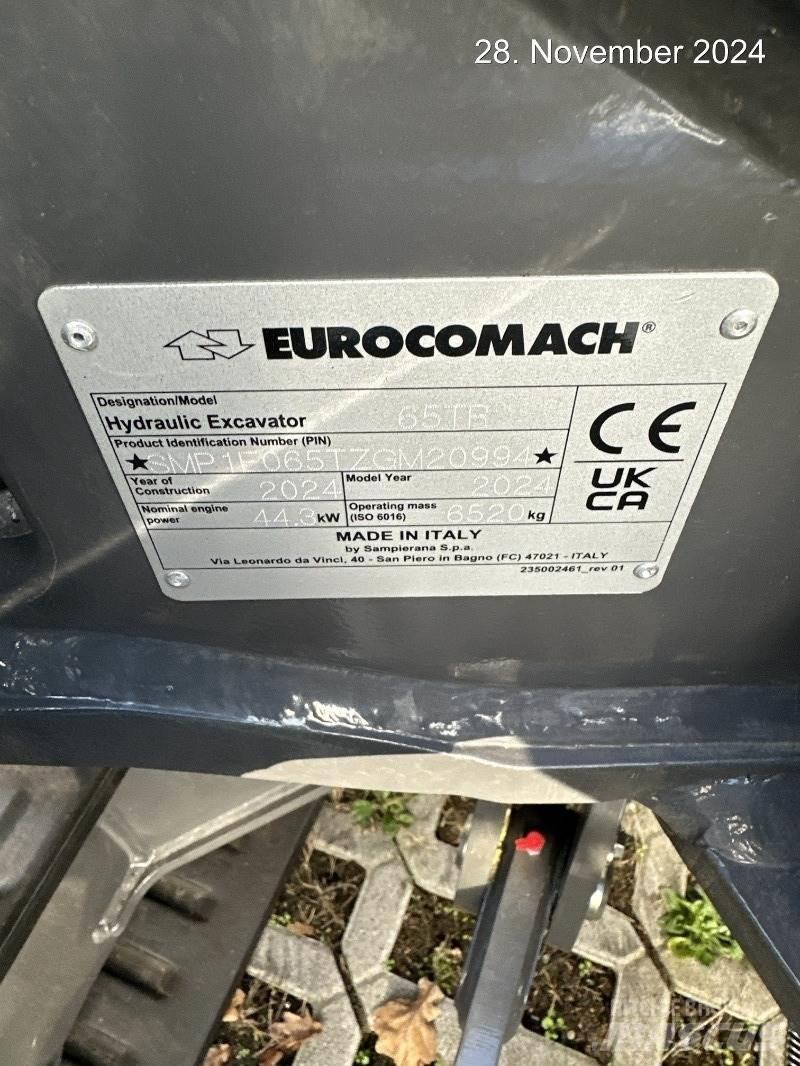 Eurocomach 65TR حفارات صغيرة أقل من 7 طن (حفارات صغيرة)