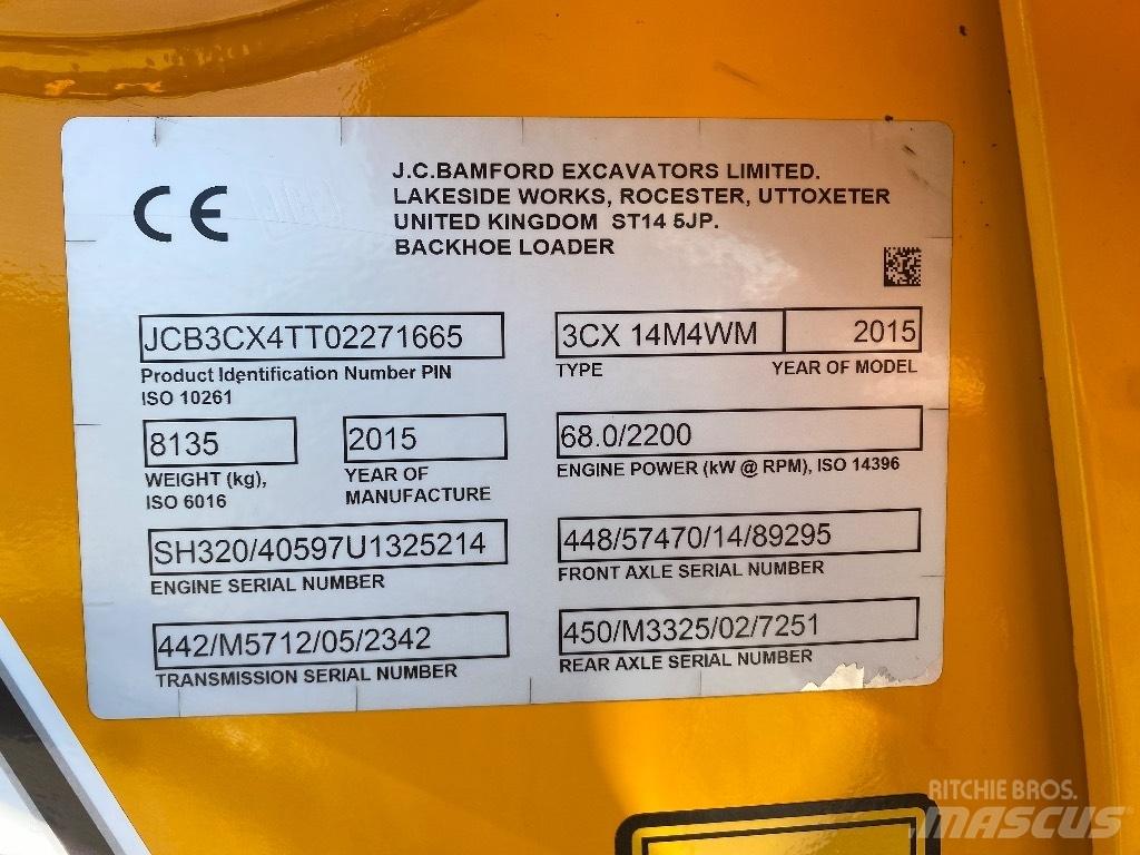 JCB 3 CX لوادر ذات جرافات عكسية