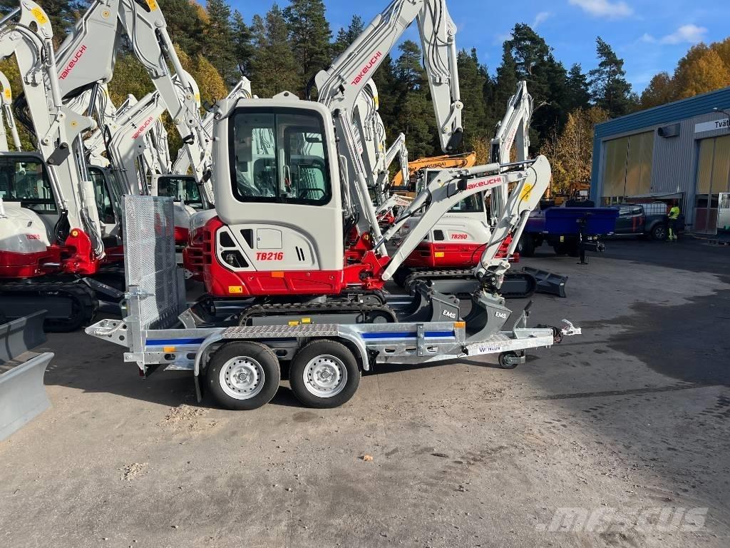 Takeuchi TB 216 حفارات صغيرة أقل من 7 طن (حفارات صغيرة)