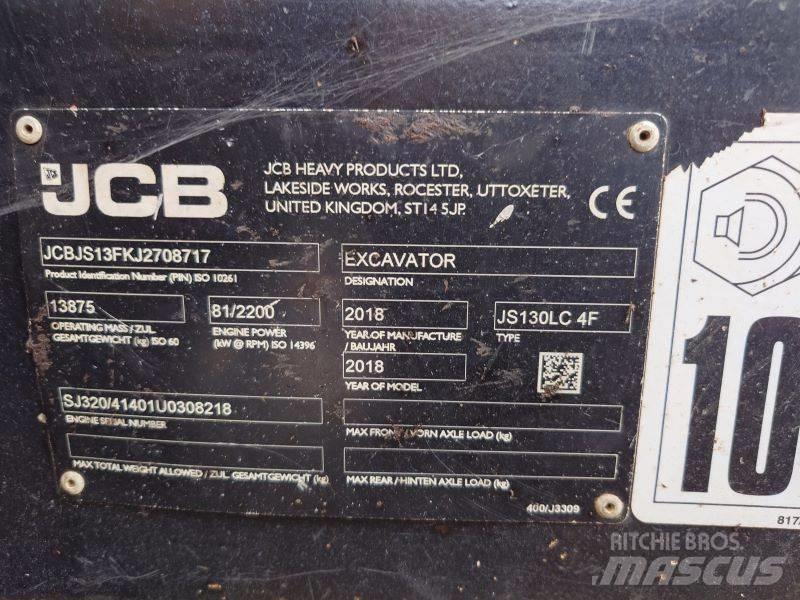 JCB JS 130 LC حفارات زحافة