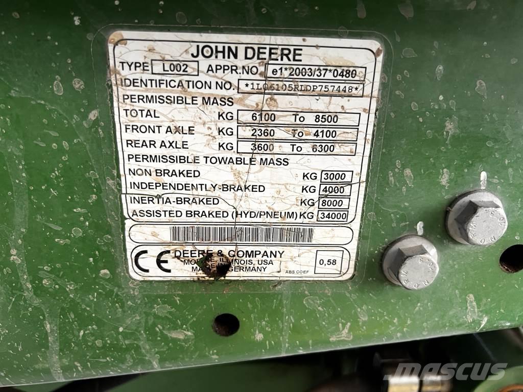John Deere 6105R الجرارات