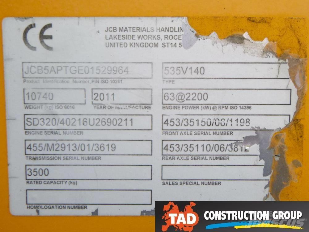 JCB 535-140 Hiviz مناولات متداخلة
