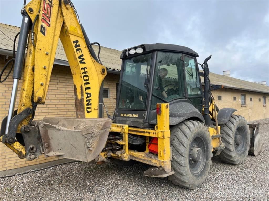 New Holland LB115 لوادر ذات جرافات عكسية