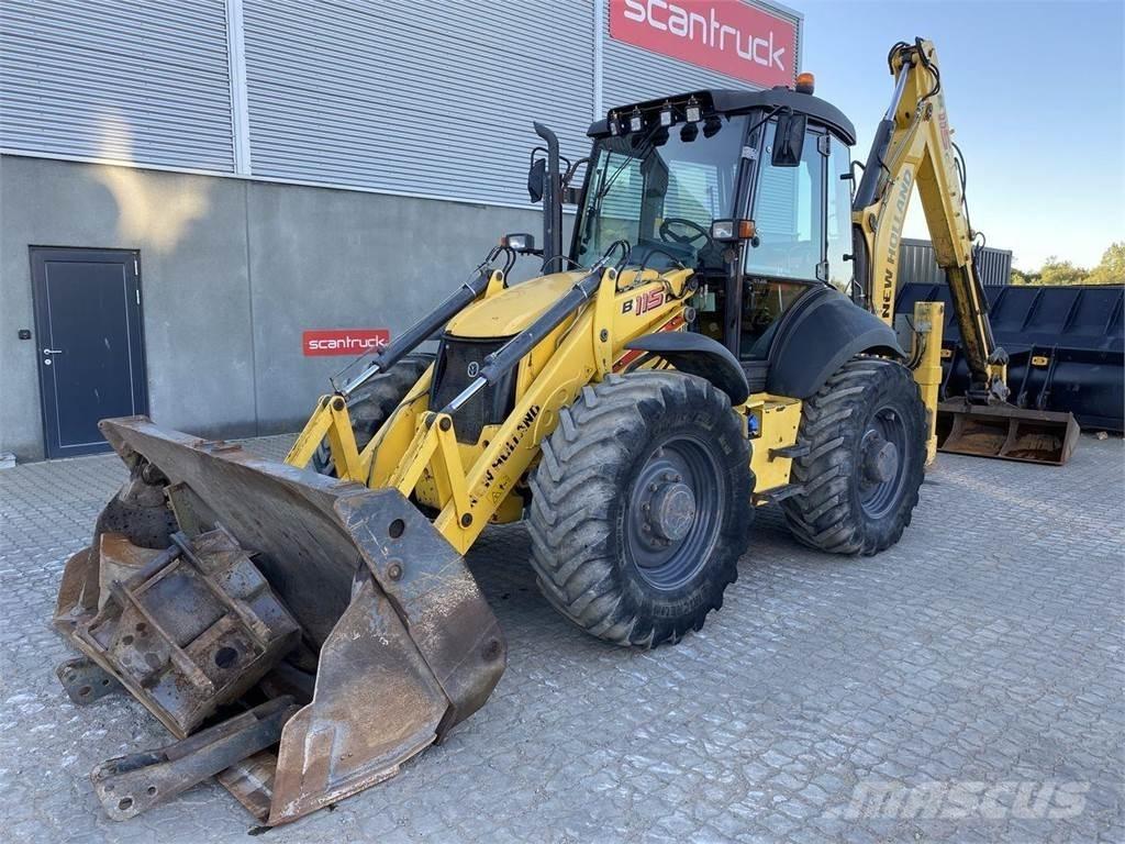 New Holland LB115 لوادر ذات جرافات عكسية