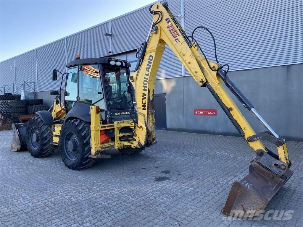 New Holland LB115 لوادر ذات جرافات عكسية