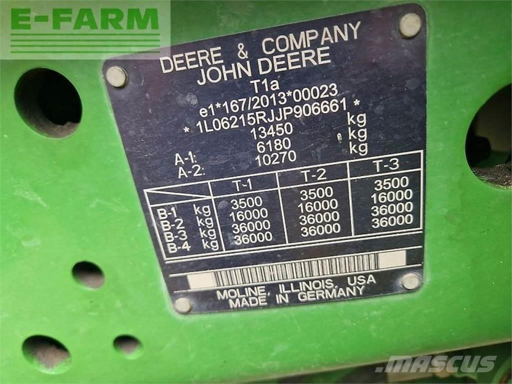 John Deere 6215r الجرارات