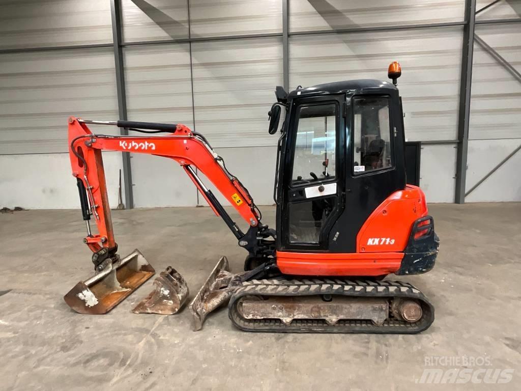 Kubota KX 71-3 حفارات صغيرة أقل من 7 طن (حفارات صغيرة)