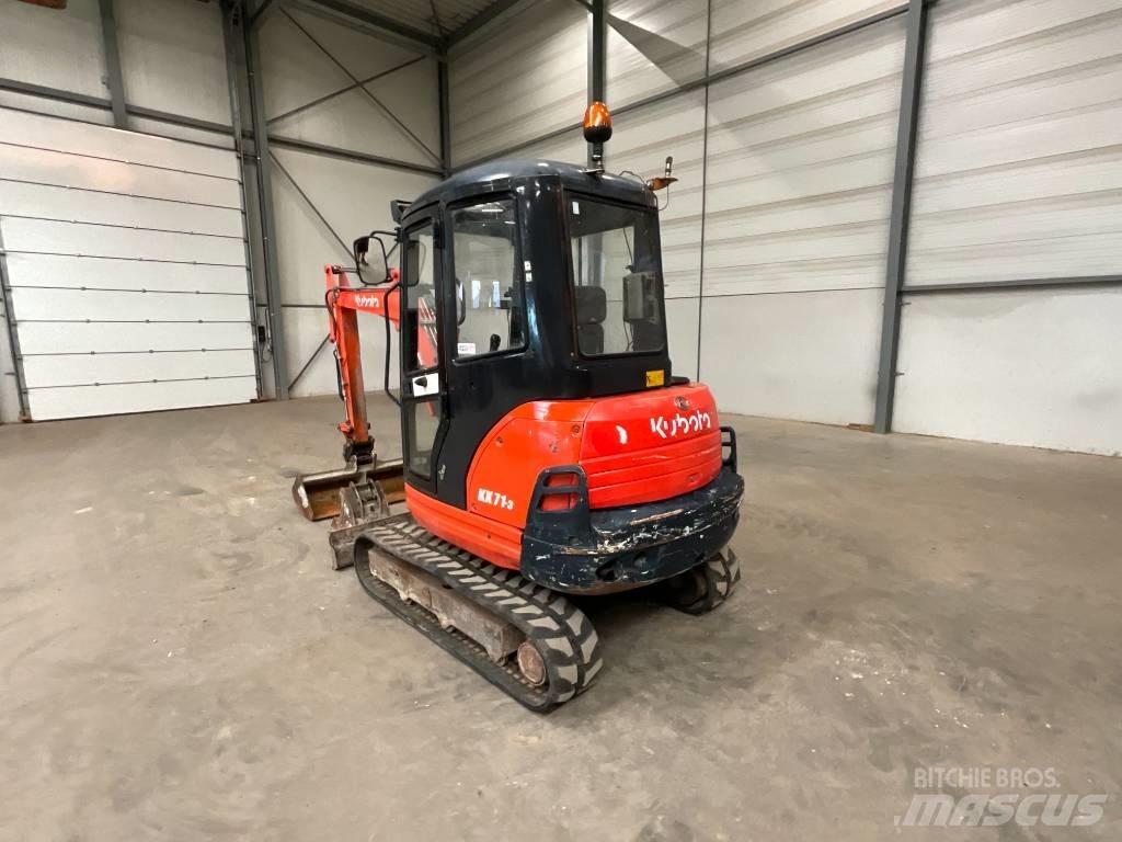 Kubota KX 71-3 حفارات صغيرة أقل من 7 طن (حفارات صغيرة)