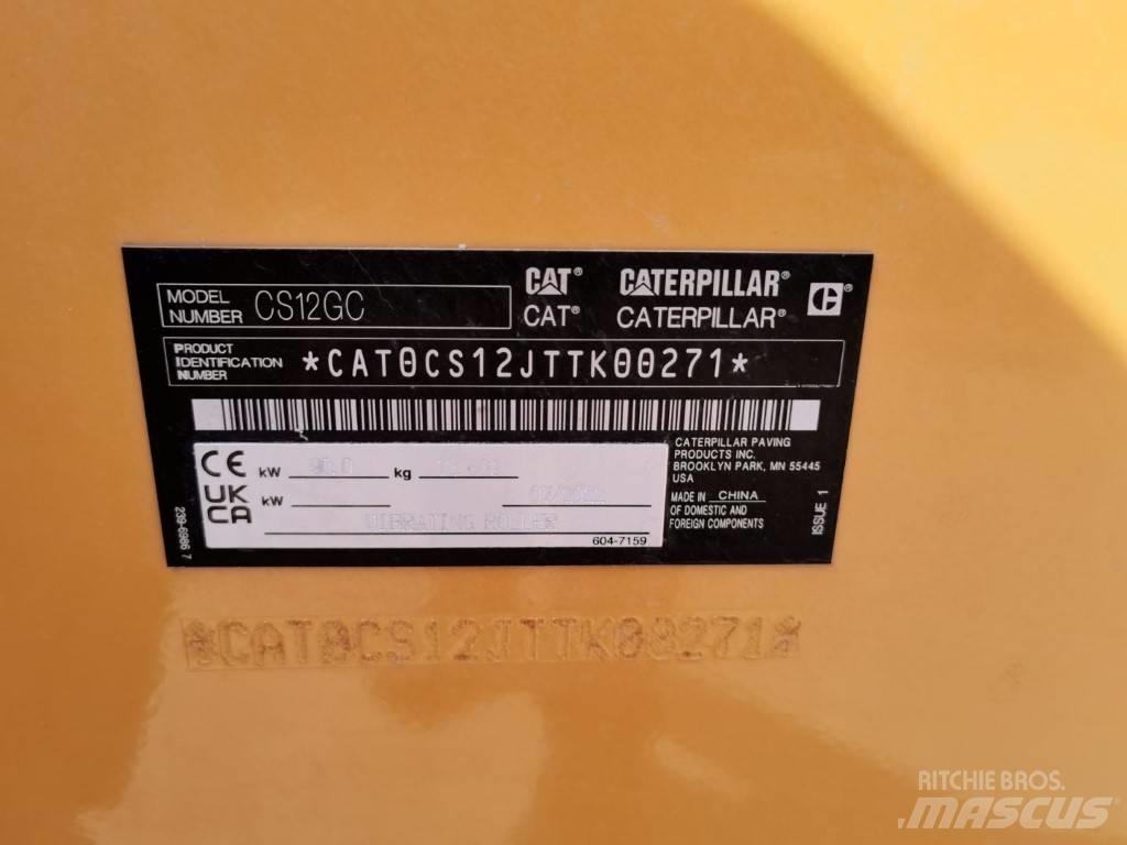 CAT CS 12 GC مداحل أحادية الأسطوانة