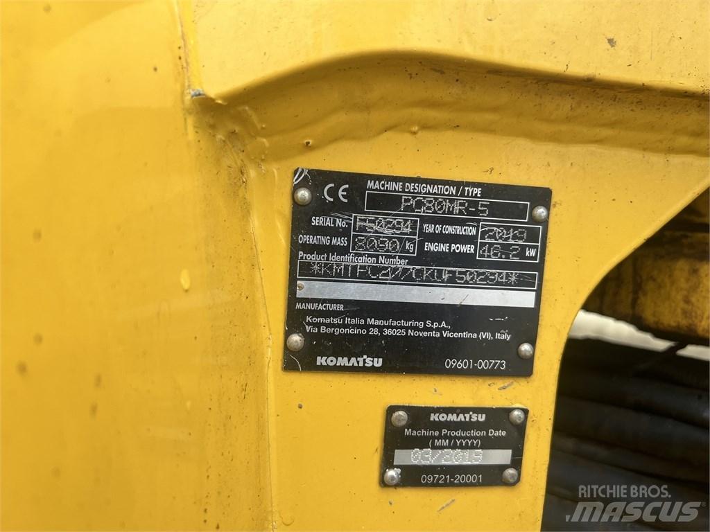 Komatsu PC 80 MR حفارات وسط 7 طن - 12 طن