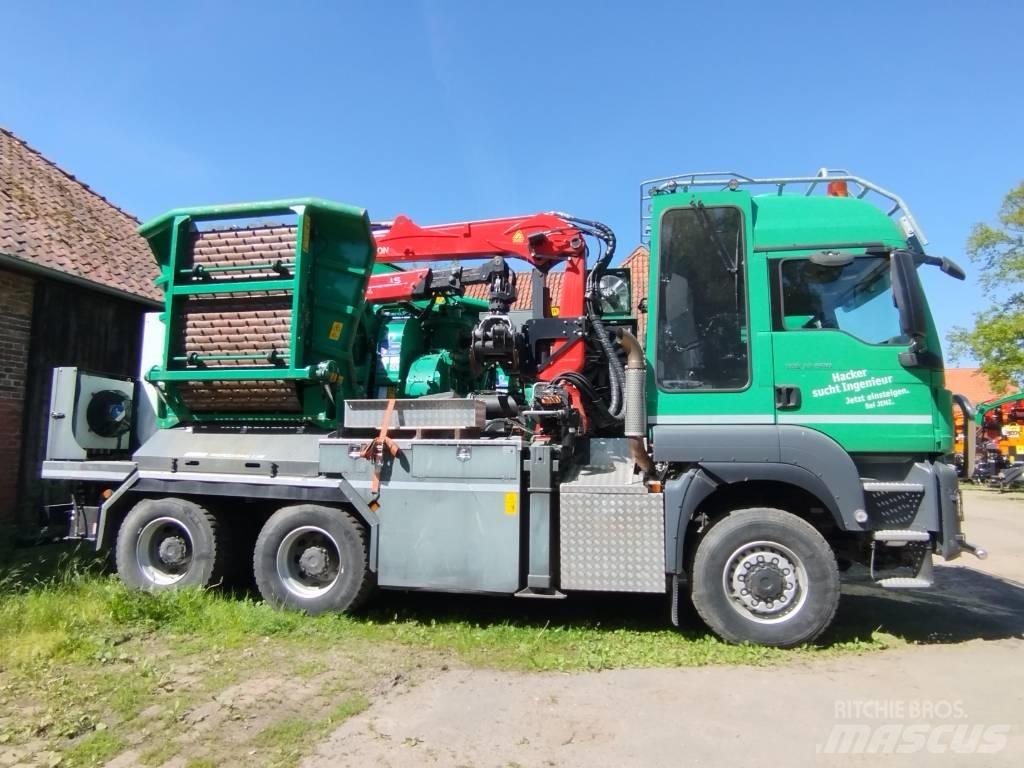 JENZ HEM 583 R-Truck ماكينات تقطيع أخشاب الحراجة
