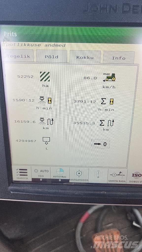 John Deere 962 i الرشاشات