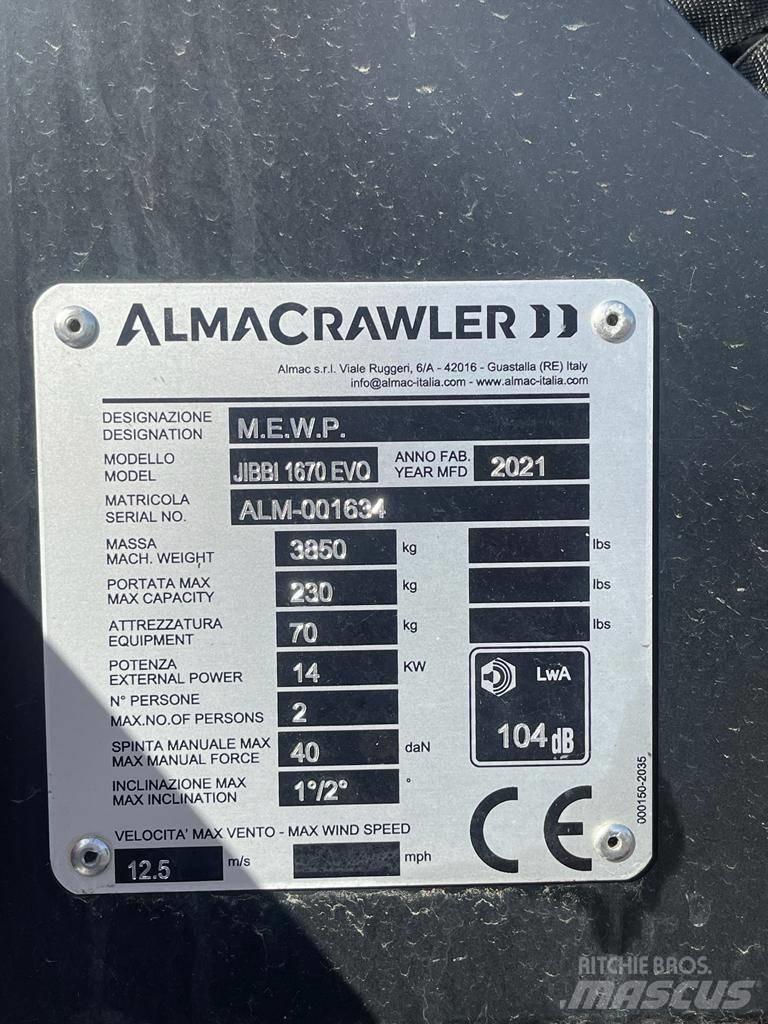 Almac Jibbi 1670 evo رافعات ومنصات أخرى