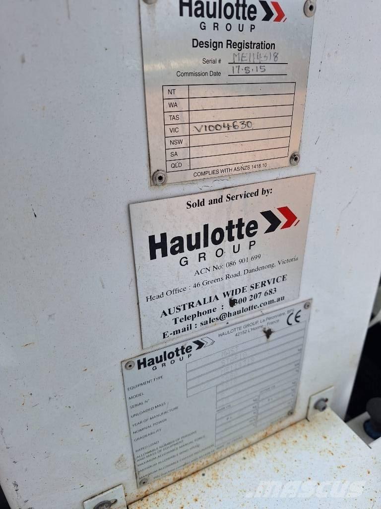 Haulotte Star 10 رافعات ذراع ذاتية الحركة مدمجة