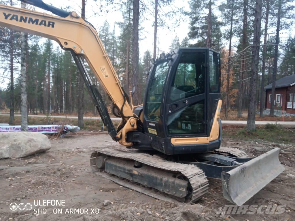 Yanmar Vio 80-1A حفارات وسط 7 طن - 12 طن