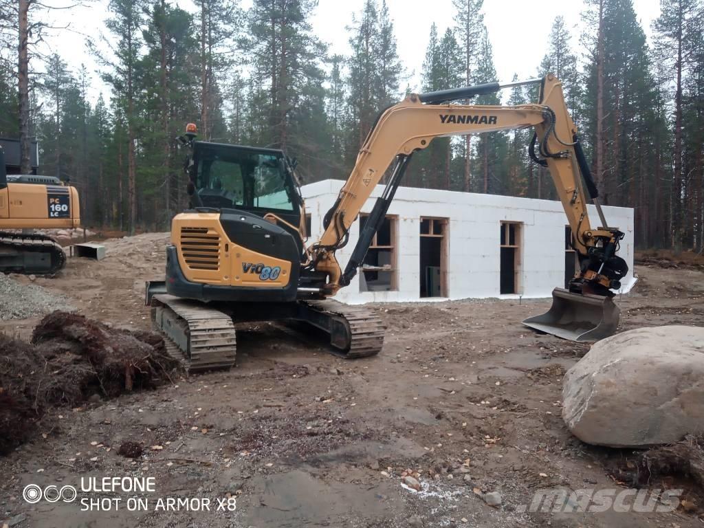 Yanmar Vio 80-1A حفارات وسط 7 طن - 12 طن