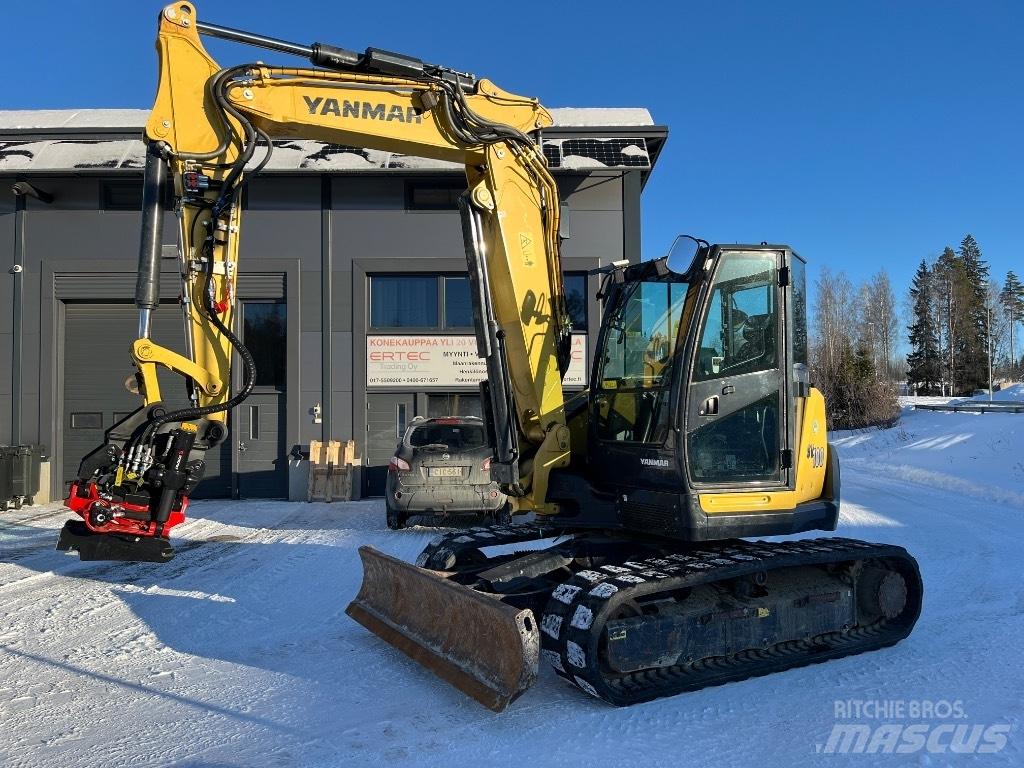 Yanmar SV 100-2A-2PB حفارات وسط 7 طن - 12 طن