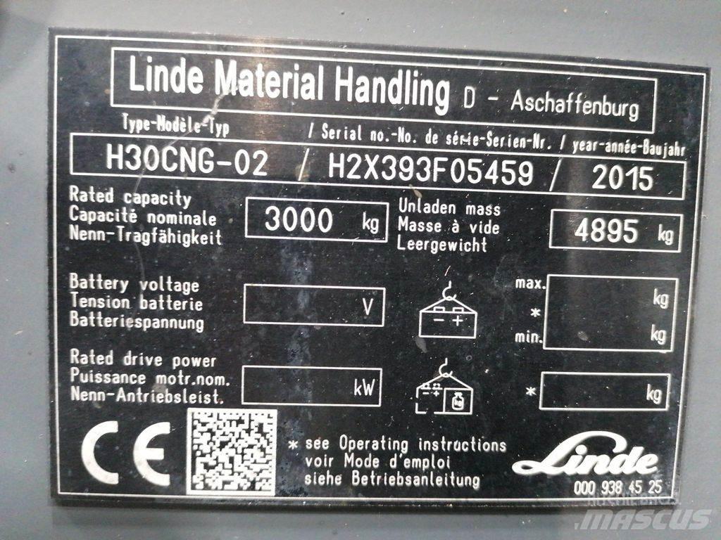 Linde H30T-02 شاحنات LPG