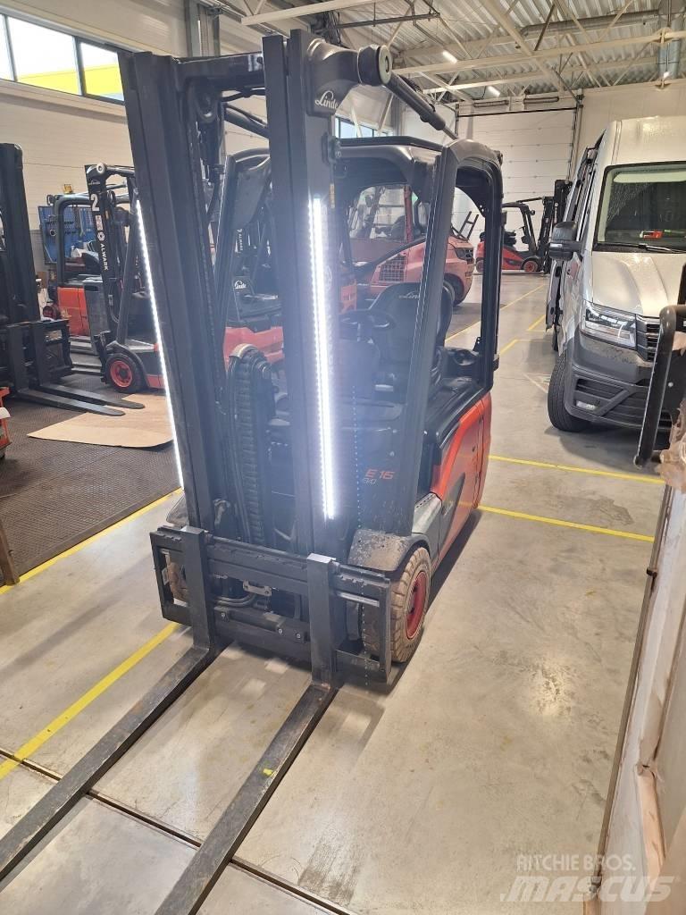 Linde E16 شاحنات ذات رافعات شوكية تعمل بالكهرباء