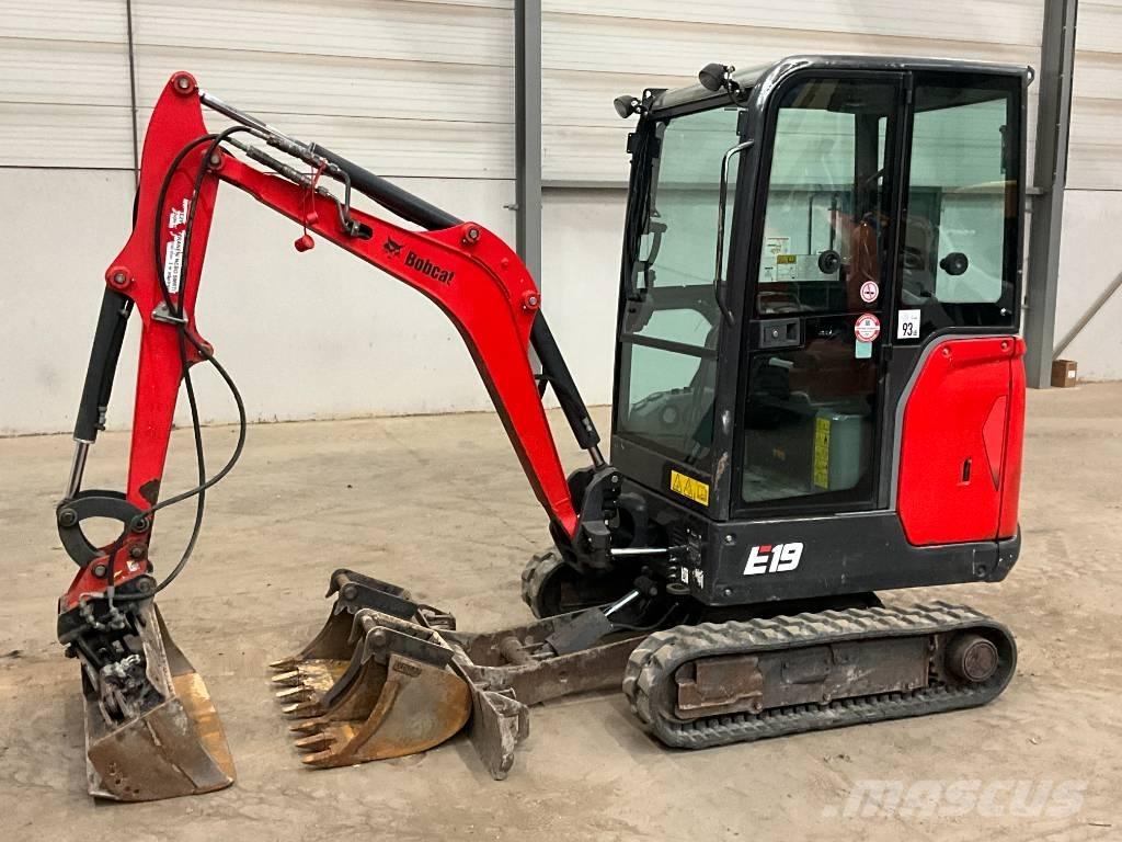Bobcat E 19 حفارات صغيرة أقل من 7 طن (حفارات صغيرة)