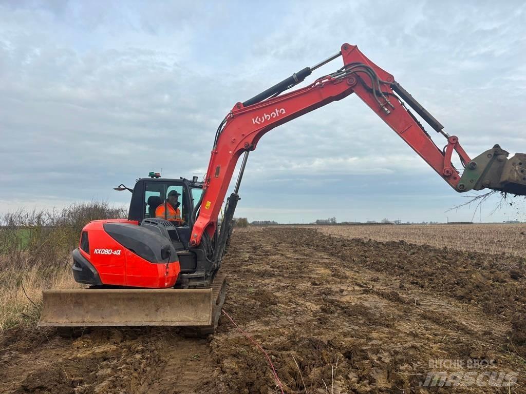 Kubota KX 80-4 حفارات وسط 7 طن - 12 طن