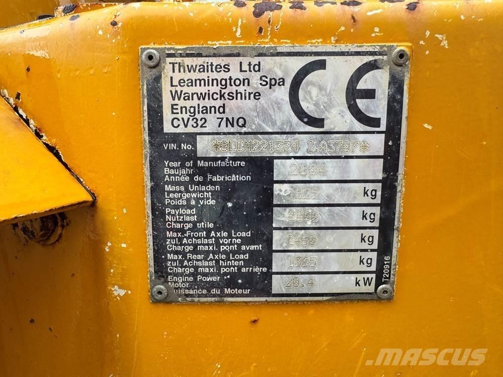 Thwaites 2T ST عربات نقل قلابة للمواقع