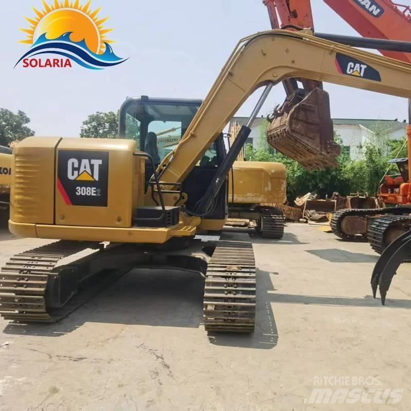 CAT 308 E 2 حفارات وسط 7 طن - 12 طن