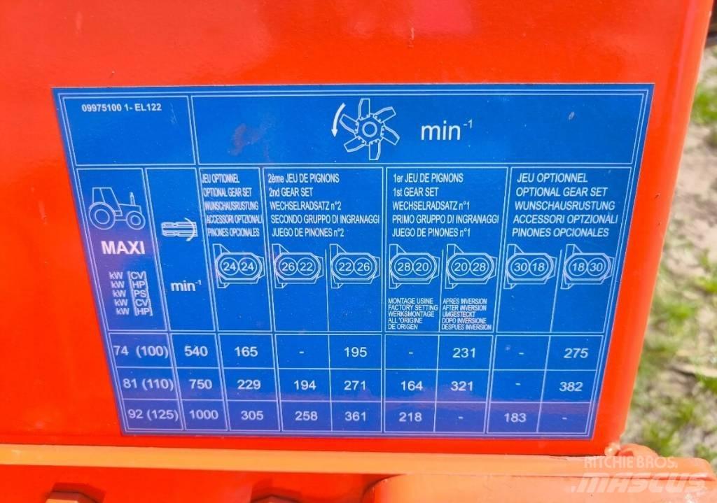 Kuhn EL 122-250 الكاسحات وقلابات التربة ذات المحركات
