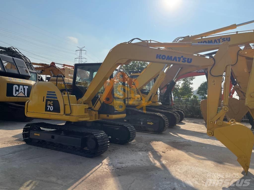 Komatsu PC 70 حفارات صغيرة أقل من 7 طن (حفارات صغيرة)