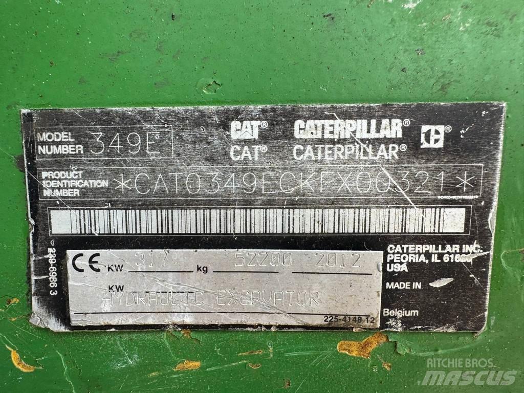 CAT 349E حفارات زحافة