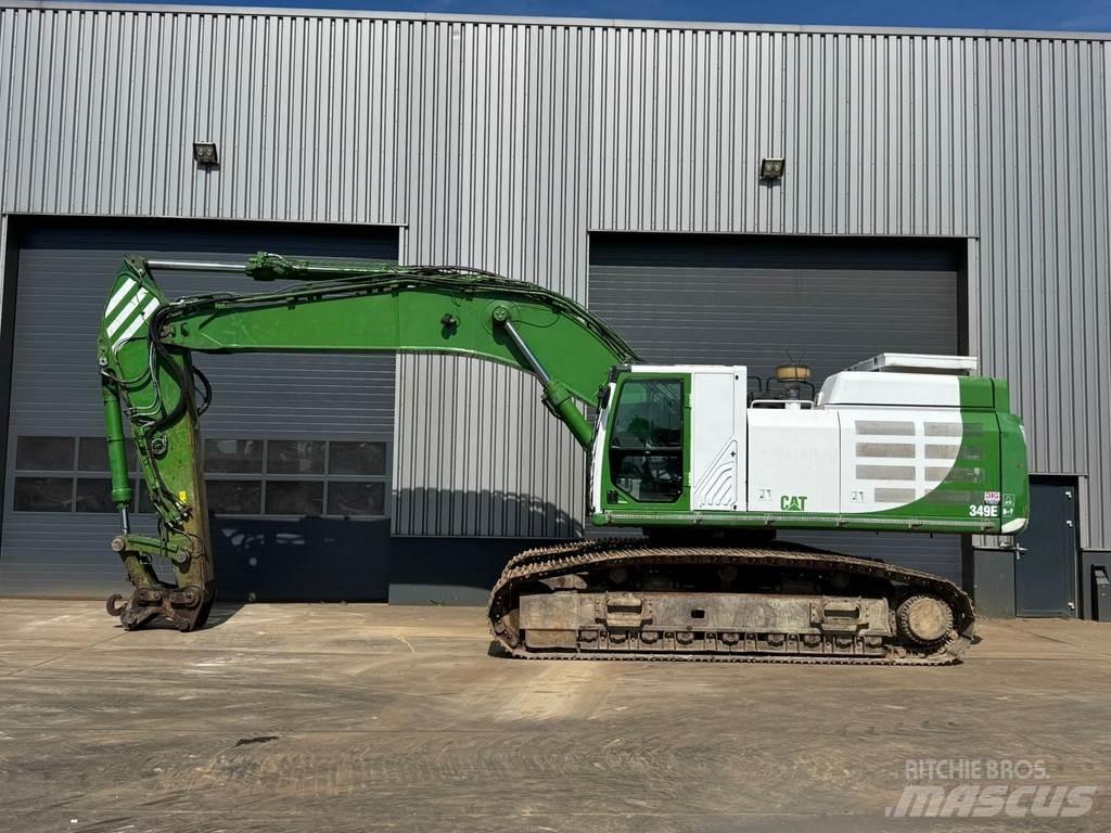 CAT 349E حفارات زحافة