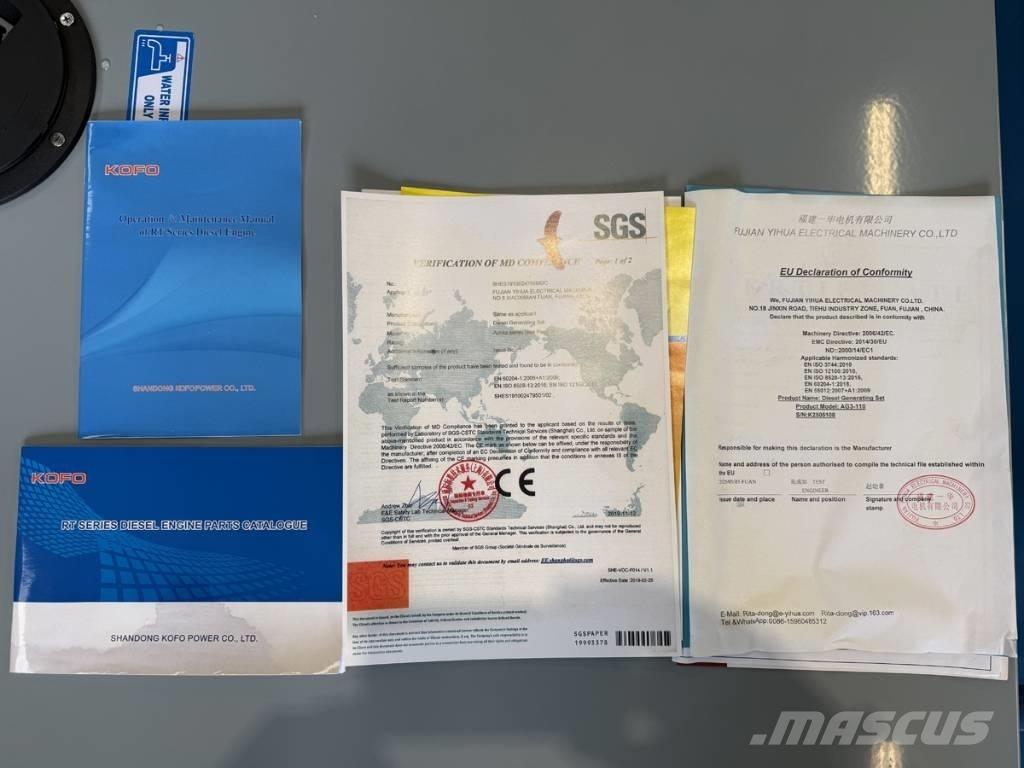 Ashita 110 kva مولدات ديزل