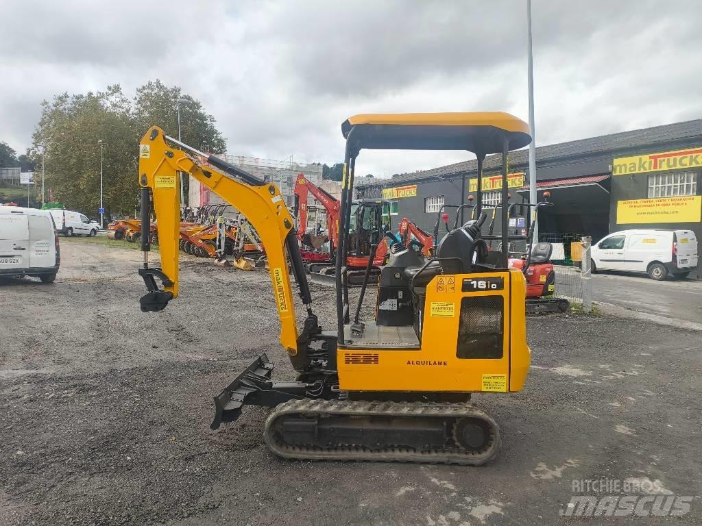 JCB 16 C-1 حفارات صغيرة أقل من 7 طن (حفارات صغيرة)